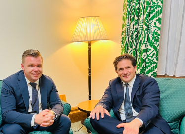His Excellency Johnny Mercer MP with Stefan Voloseniuc 1
